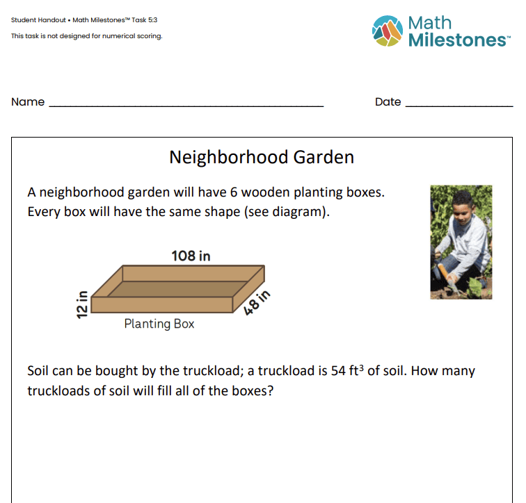 Math milestones 5 1.5