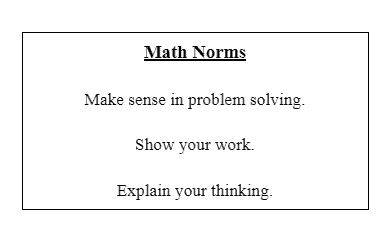 Math milestones math norms 3