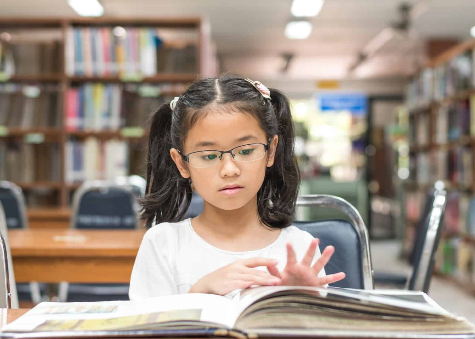 Student reading library