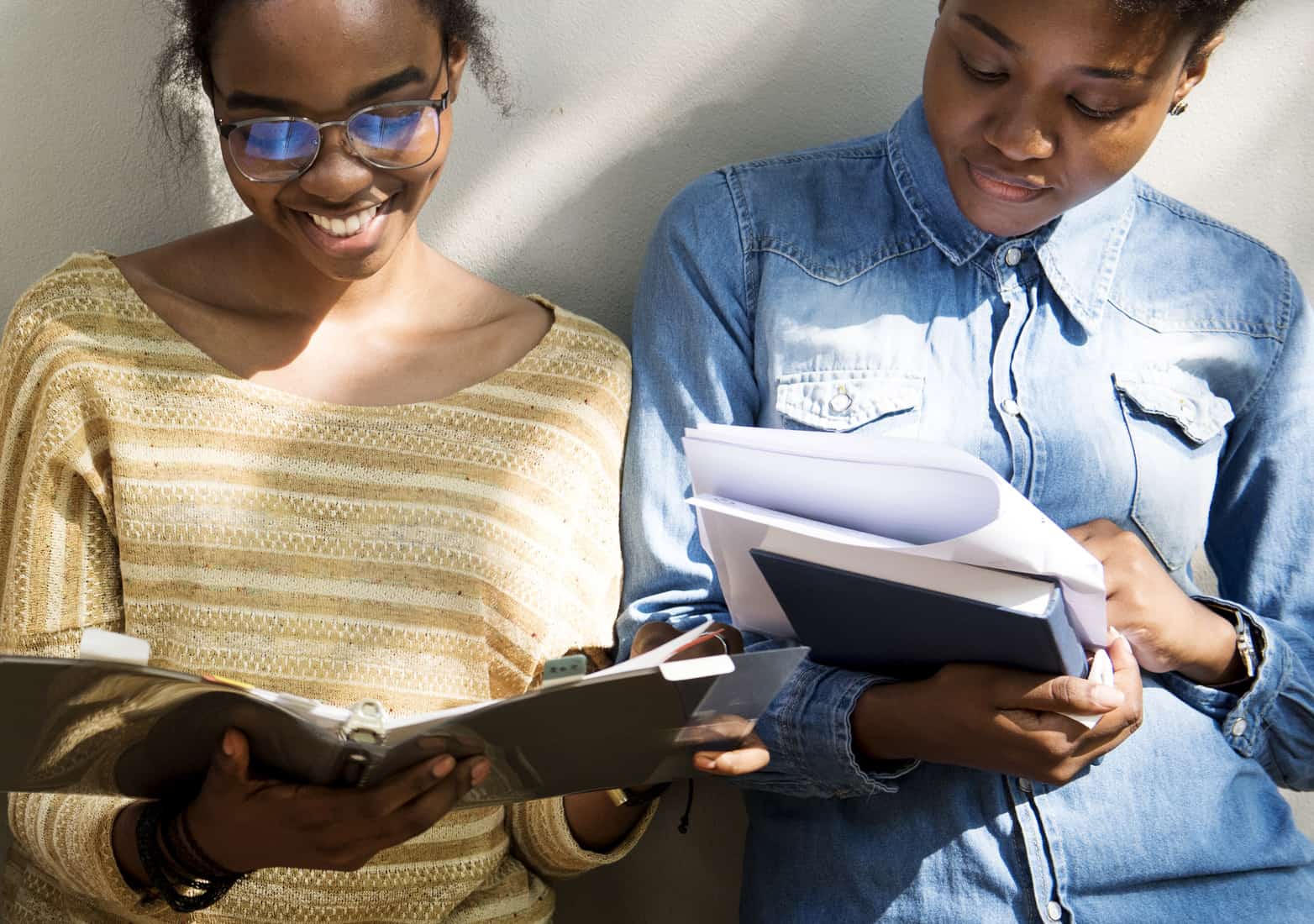 Students reading