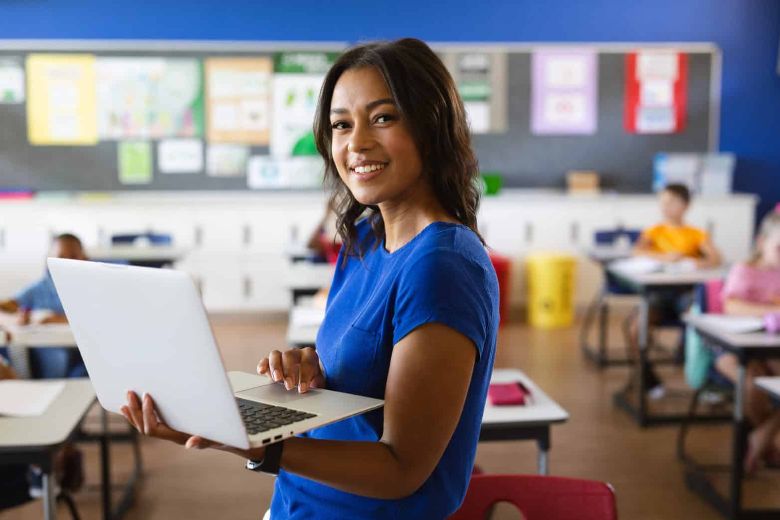 Teacher in classroom