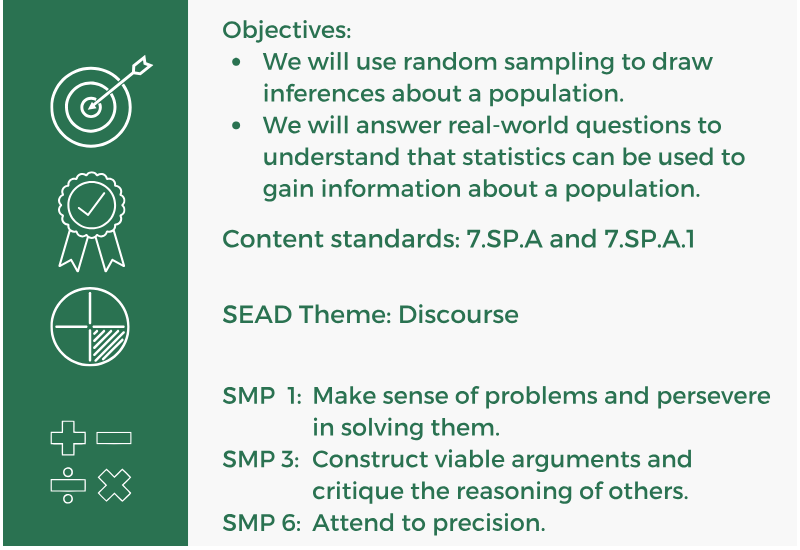 7.SP.A & 7.SP.A.1 Lesson w SEAD Table